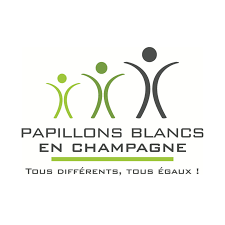 Logo des papillons blancs en Champagne